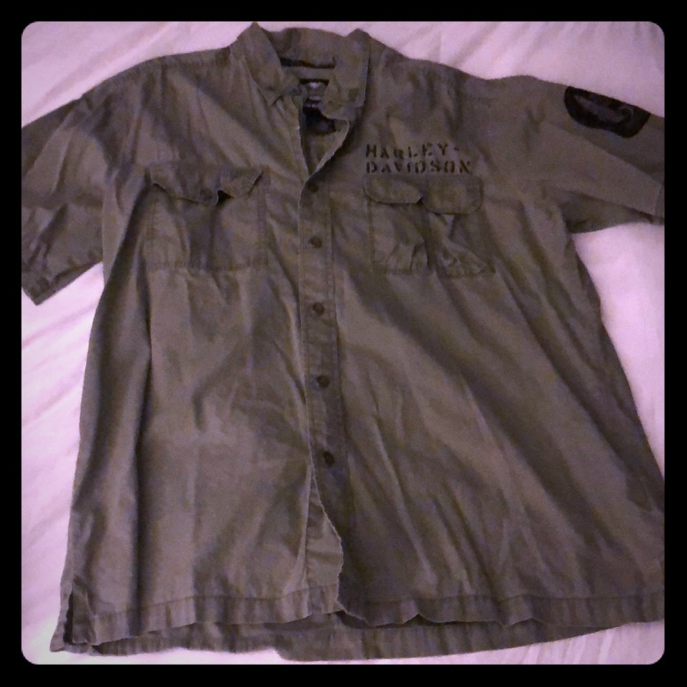 Harley Davidson XL (army green men’s )